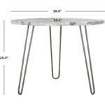 Elegant Grey & White Wash Wood Dining Table - Image 6