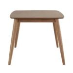 Mid-Century Modern 63" Natural Finish Wood Dining Table - Image 6