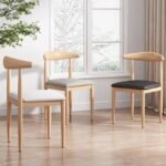 Mid Century Modern Metal Dining Chair: Elegant & Ergonomic Design - Image 4