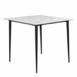 Modern Minimalist Sintered Stone Dining Table with Metal Legs - Image 6