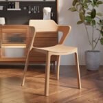 Minimalist Modern Nordic Dining Chair - Ergonomic Plastic Accent Chair for Home and Office - Image 6