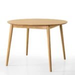 Modern 42" Round Wood Dining Table - Image 3