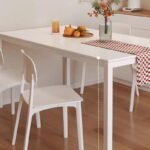 Modern Minimalist Wooden Dining Table - Image 4