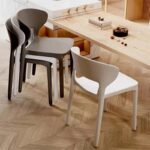 Modern Minimalist Plastic Dining Chair - Perfect for Parties, Beach, and Balcony - Image 7