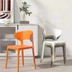 Modern Minimalist Plastic Dining Chair - Perfect for Parties, Beach, and Balcony - Image 4