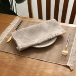 Simple Vintage Cotton Linen Placemats - Set the Perfect Table - Image 3