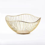 Metal Wire Fruit & Snack Storage Basket - Modern Nordic Design, Multi-Functional Kitchen Organizer - Image 2