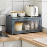 Chic Wood Countertop Cabinet