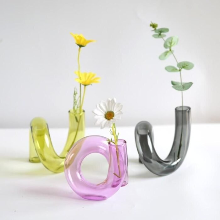 Elegant Glass Vase and Candle Holder - Image 1