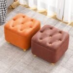Modern Versatile Square Ottoman - Image 2
