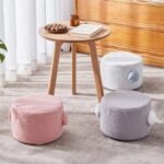 Modern Korean Style Wooden Stool & Ottoman - Image 3
