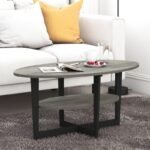 Modern Oval Coffee Table - Image 7