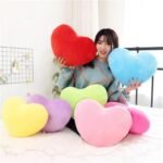 Charming Heart-Shaped Plush Pillow - Image 3