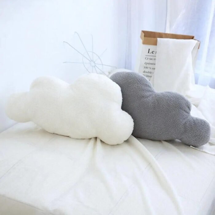 Cloud-Shaped Plush Throw Pillow - Image 6