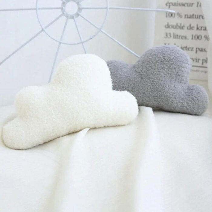 Cloud-Shaped Plush Throw Pillow - Image 7