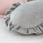 Charming Soft Pink Heart-Shaped Velvet Cushion - Image 5