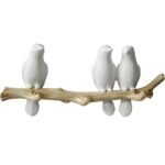 Charming Resin Bird Wall Hanger - Decorative Key, Towel, and Clothes Hook - Image 2