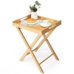 Versatile Bamboo TV Tray and Snack Side Table - Image 2