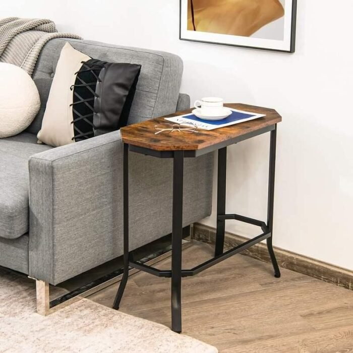 Compact Industrial Side Table - Image 1