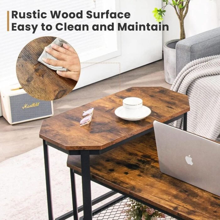 Compact Industrial Side Table - Image 7