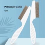 Ultimate Pet Shedding & Flea Comb - Stainless Steel Grooming Tool for Dogs and Cats - Image 3