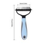 Premium 2-Sided Pet Hair Removal Comb for Dogs & Cats – Ultimate Grooming & Dematting Solution - Image 7
