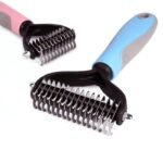 Premium 2-Sided Pet Hair Removal Comb for Dogs & Cats – Ultimate Grooming & Dematting Solution