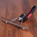 Stainless Steel Pet Hair Removal Comb - Perfect Grooming Solution for Large Dogs - Image 2