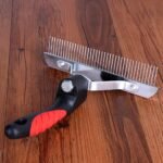 Stainless Steel Pet Hair Removal Comb - Perfect Grooming Solution for Large Dogs - Image 4
