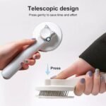 Efficient Self-Cleaning Slicker Brush for Cats and Dogs - Perfect for Tangled Fur - Image 3