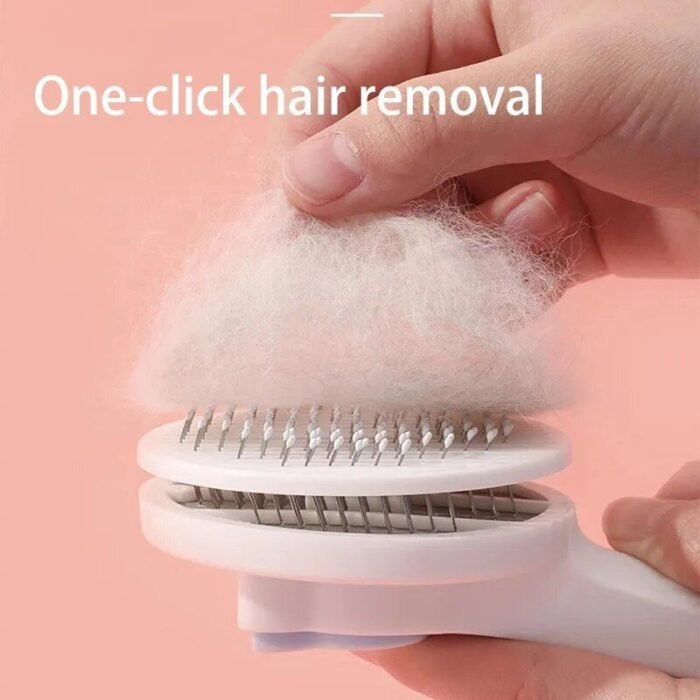 Efficient Self-Cleaning Slicker Brush for Cats and Dogs - Perfect for Tangled Fur - Image 5