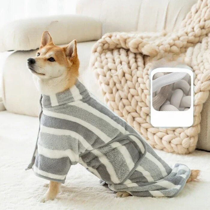 Quick-Dry Comfort Pet Bathrobe - Image 2