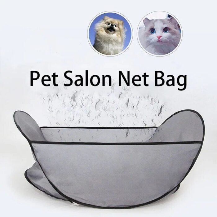 Foldable Pet Salon Hair Storage Net Bag - Image 3