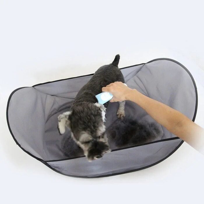 Foldable Pet Salon Hair Storage Net Bag - Image 5