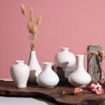 Modern Nordic White Ceramic Vase - Image 3