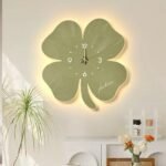 Modern Minimalist Crystal Porcelain Wall Clock with Decorative Lighting - Image 7