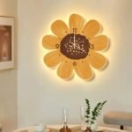 Modern Minimalist Crystal Porcelain Wall Clock with Decorative Lighting - Image 2