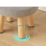Eco-Friendly Wooden Ottoman Stool - Image 5