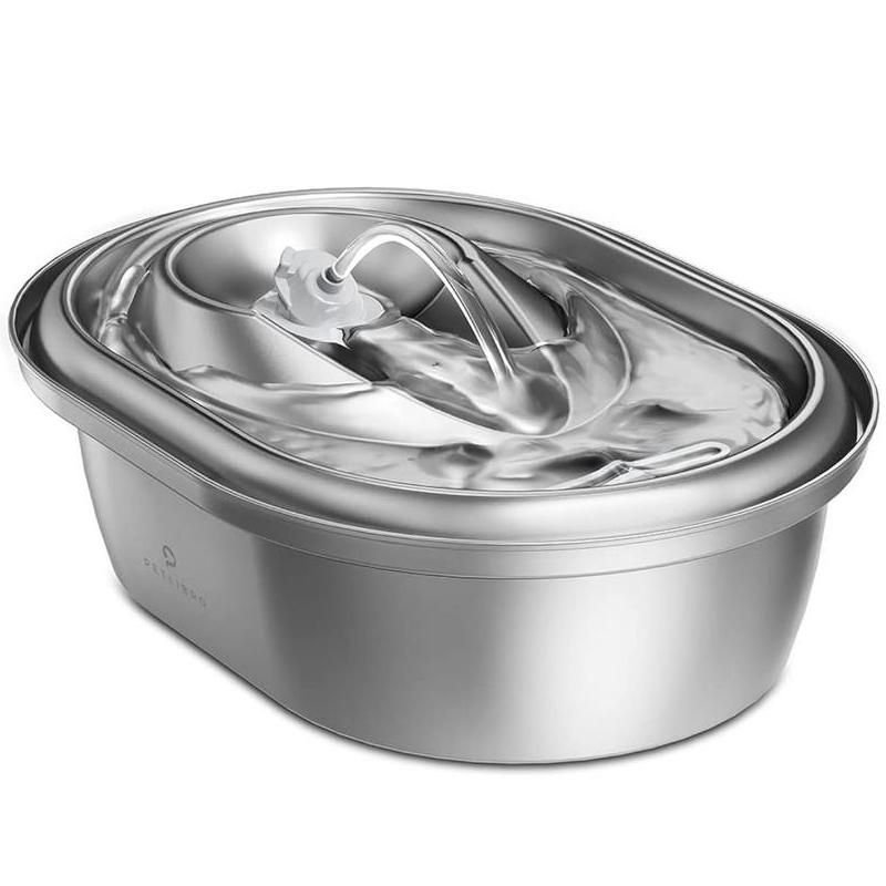 65616-fd6663.jpeg Stainless Steel Cat Water Fountain - Image 1