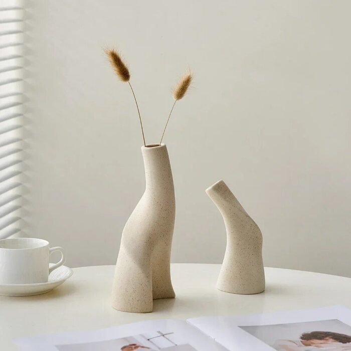 Modern Nordic Ceramic Vase - Image 5