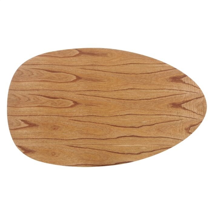Elegant Antique Cherry Round Coffee Table - Image 4
