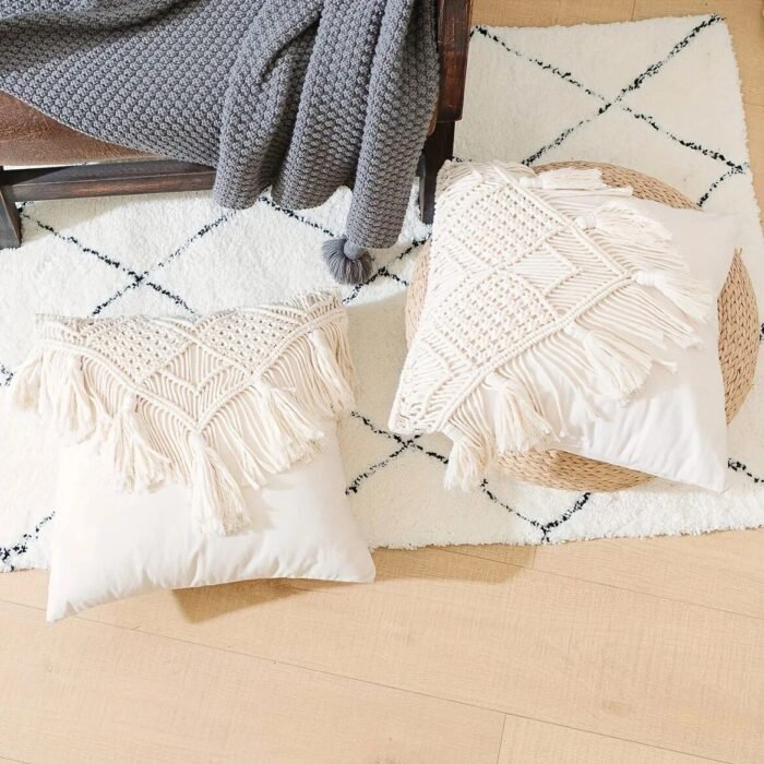 Bohemian Tassel Throw Pillow Cover - Image 5