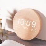 Modern Nordic-Style LED Digital Wall Clock with Temperature Display - Image 5