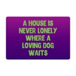 Dog Quote Pet Food Mat - Cute Anti-Slip Pet Bowl Mat - Creative Pet Feeding Mat - Image 2