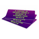 Dog Quote Pet Food Mat - Cute Anti-Slip Pet Bowl Mat - Creative Pet Feeding Mat - Image 3