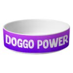 Cool Print Pet Bowl - Cool Design Dog Bowl - Themed Pet Food Bowl