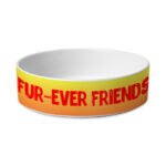 Cute Kawaii Pet Bowl - Trendy Dog Bowl - Printed Pet Food Bowl - Image 2