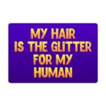 Cool Saying Pet Food Mat - Best Quote Anti-Slip Pet Bowl Mat - Printed Pet Feeding Mat - Image 2