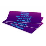 Funny Design Pet Food Mat - Sarcastic Anti-Slip Pet Bowl Mat - Cool Saying Pet Feeding Mat - Image 3