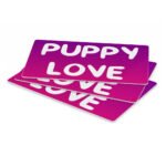 Puppy Love Pet Food Mat - Kawaii Anti-Slip Pet Bowl Mat - Best Print Pet Feeding Mat - Image 3